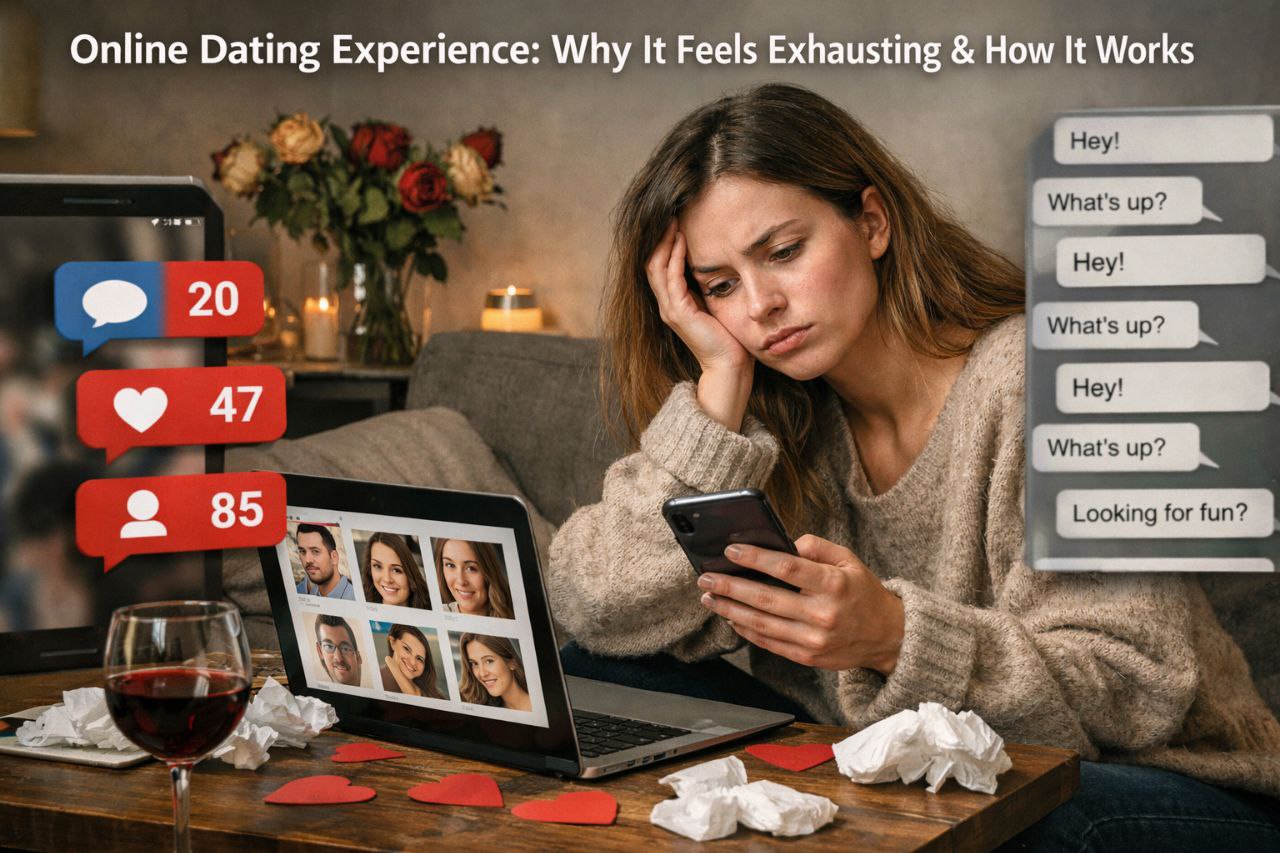 Online Dating Experience: Why It Feels Exhausting & How It Works